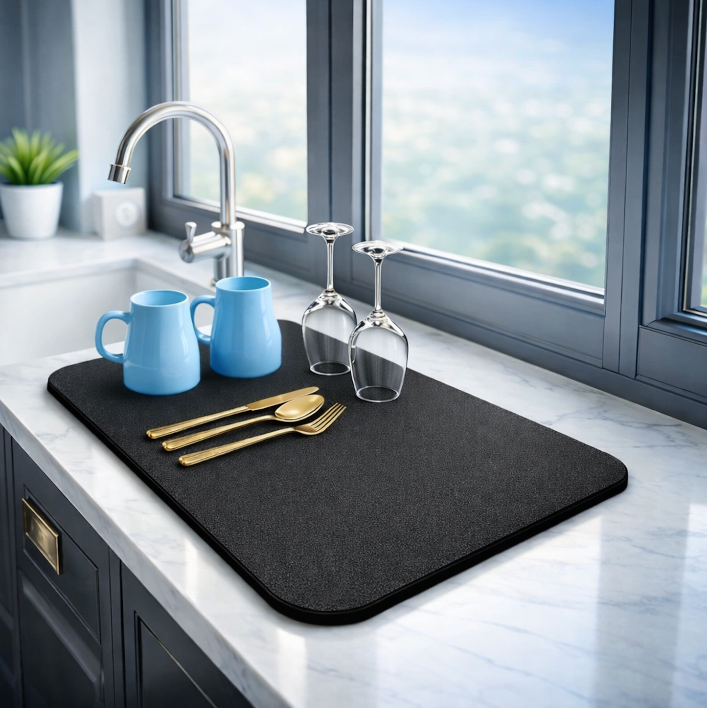 QuickDry™ - Absorbent Dish Drying Mat - BUY 1 GET 1 FREE 🎉